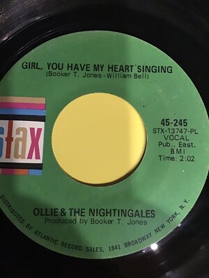 Ollie & Nightingales - Girl You Have My Heart Singing / I Got A Sure Thing - Vg+