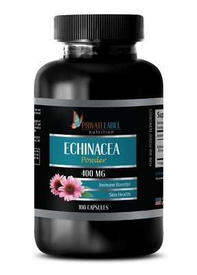 Echinacea Extract 400mg - Active Immune System Support - Antioxidant - 100 Caps