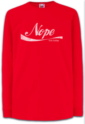 Nope Cola Kinder Langarm T-Shirt Gamer Fun Gaming computer science scientist