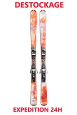 ski occasion adulte WEDZE "LADY BELLE " taille:161cm +fixations--PETIT BUDGET