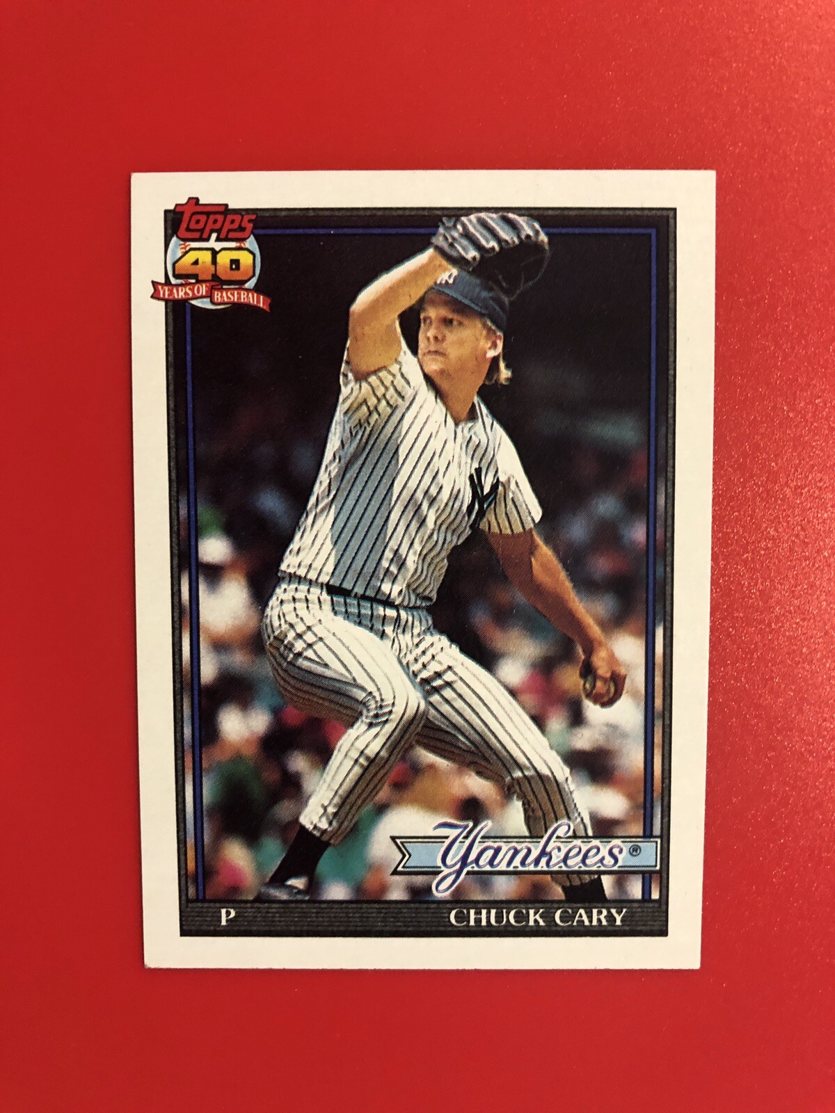 1991 TOPPS 40 YEARS OF BASEBALL CHUCK CARY #359