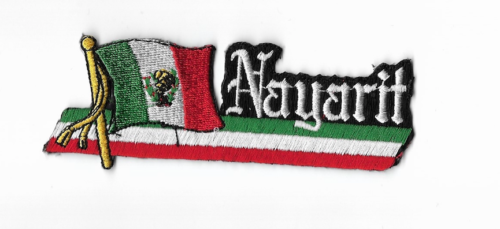 Nayarit Mexico Flag Patch Bandera Colors   - Picture 1 of 1