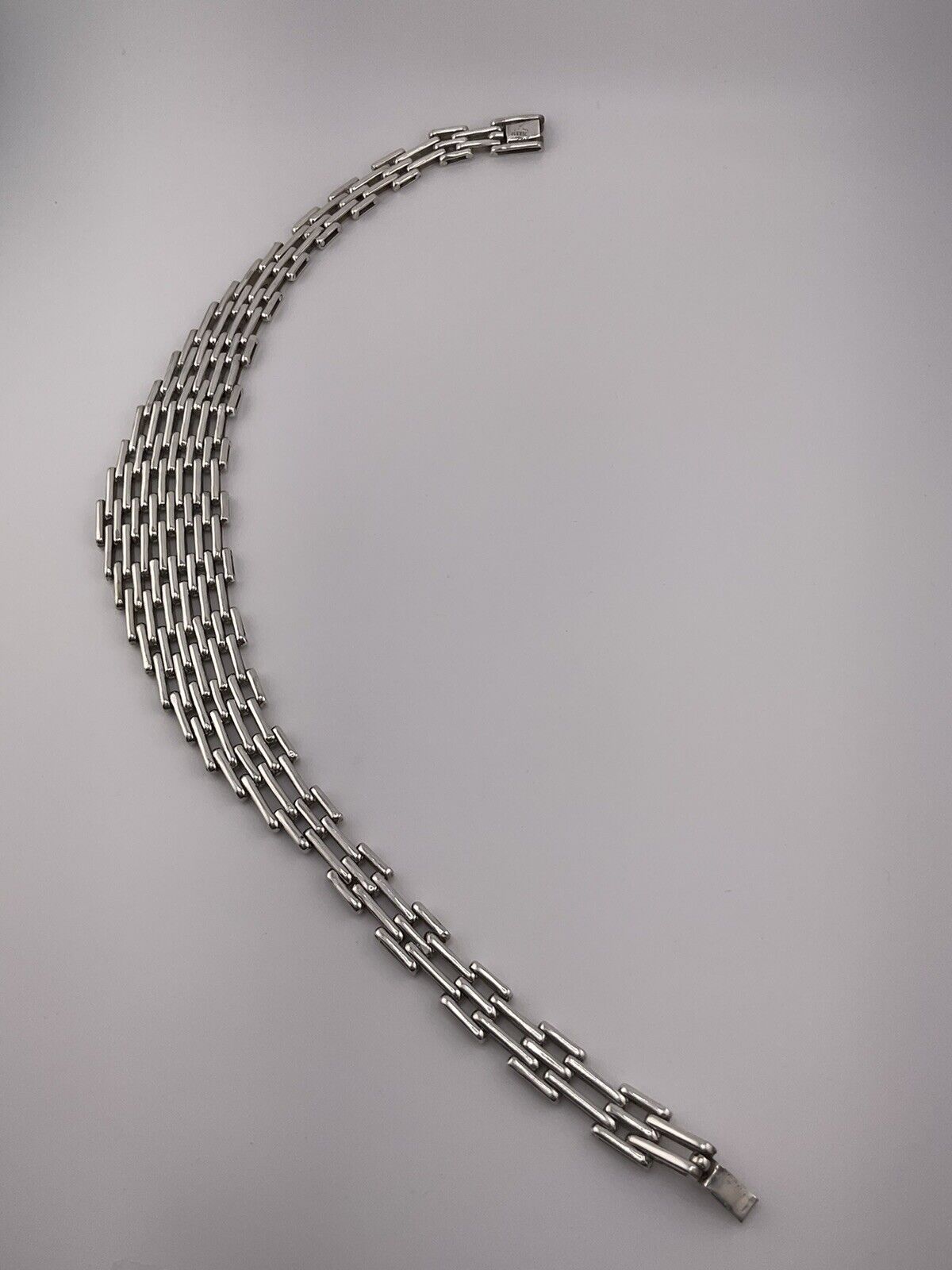Modernist Sterling silver Mexico Necklace - image 9