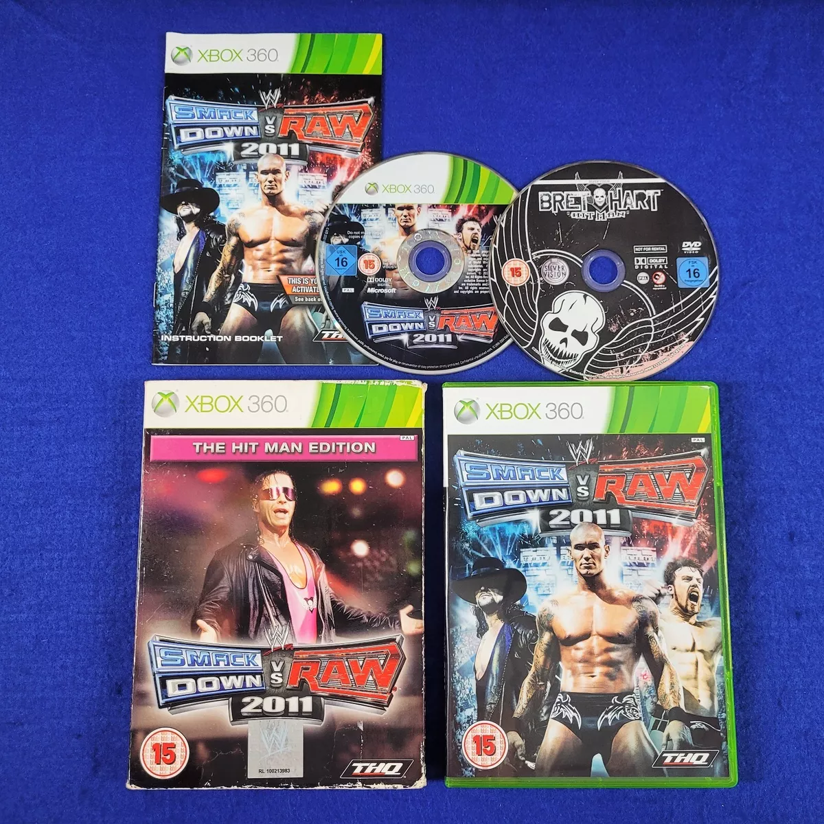 xbox 360 WWE SMACKDOWN VS RAW 2010 (Works On US Consoles) Region Free NI