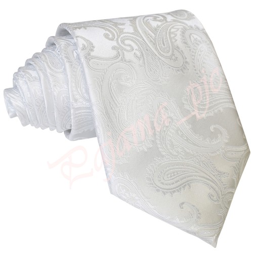 BRAND New Men's Microfiber Self tie Neck tie Paisley Wedding Party Prom Formal - Picture 8 of 30