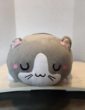 Body Pillow Cat ThinkGeek Cutesy Rolls Plush Cute And Comfy Retired Gray Cat