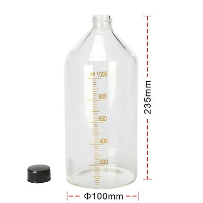 1000ml Glass Serum Anaerobic Bottle 1 Litre Lab Chemistry Glassware eBay