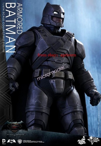 Hottoys MMS349 Armored Batman 1/6 Collectible Figure Model Ordinary Ver. Gift! - Picture 3 of 17