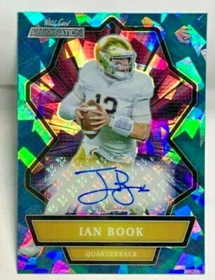 Ian Book 2021 Wild Card Alumination Industry BLUE ICE RC Autograph Auto #'d 1/3