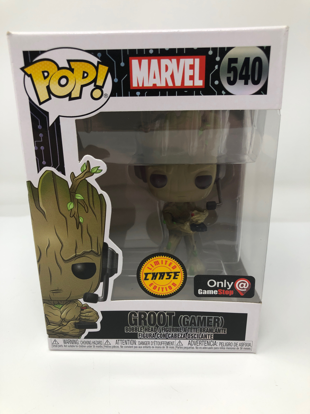 En Oferta Funko Pop! Figura De Vinilo Marvel Groot Gamer Chase #540 Dañada