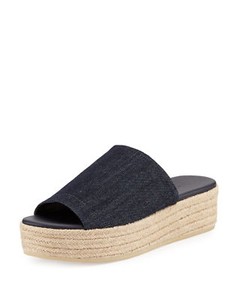 denim espadrille sandals