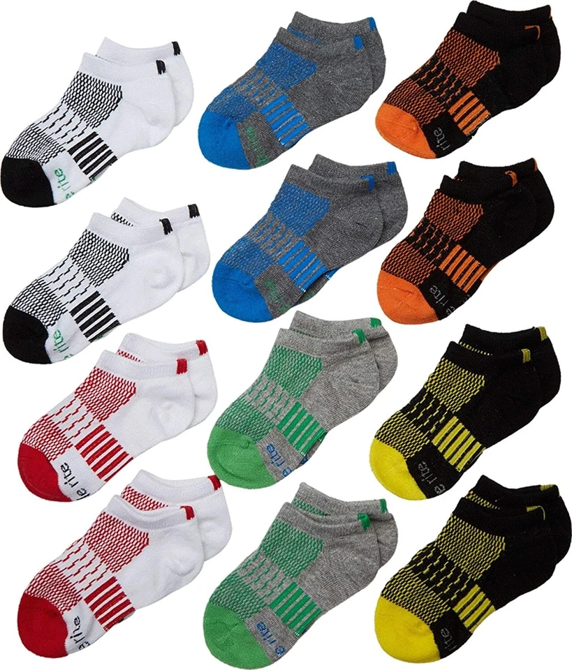 Stride Rite Boy 180282 Ben Tech Deportes No Show Calcetines Talla Zapato 13-4 Foto 2 de 2