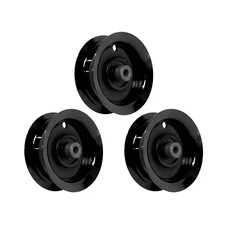 3PCS FLAT IDLER PULLEY for Exmark LawnBoy Toro 106-2175 Rotary 12901 Z4200ZTR