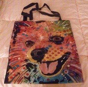 pomeranian tote bag