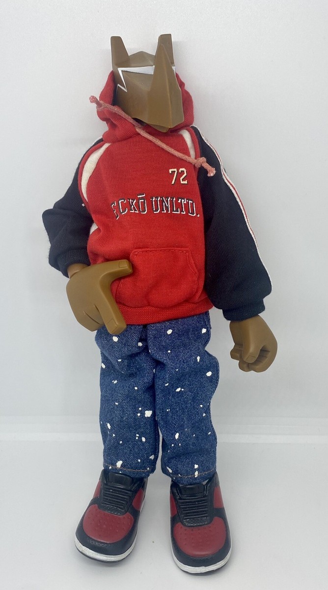 ecko unltd フィギュア　90's Citizen Urban Icon Ecko Unlimited Grey Rhino Figure 2 Thug