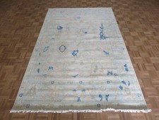 5'11 x 9'3 Hand Knotted Gray Modern Oushak Oriental Rug G15744