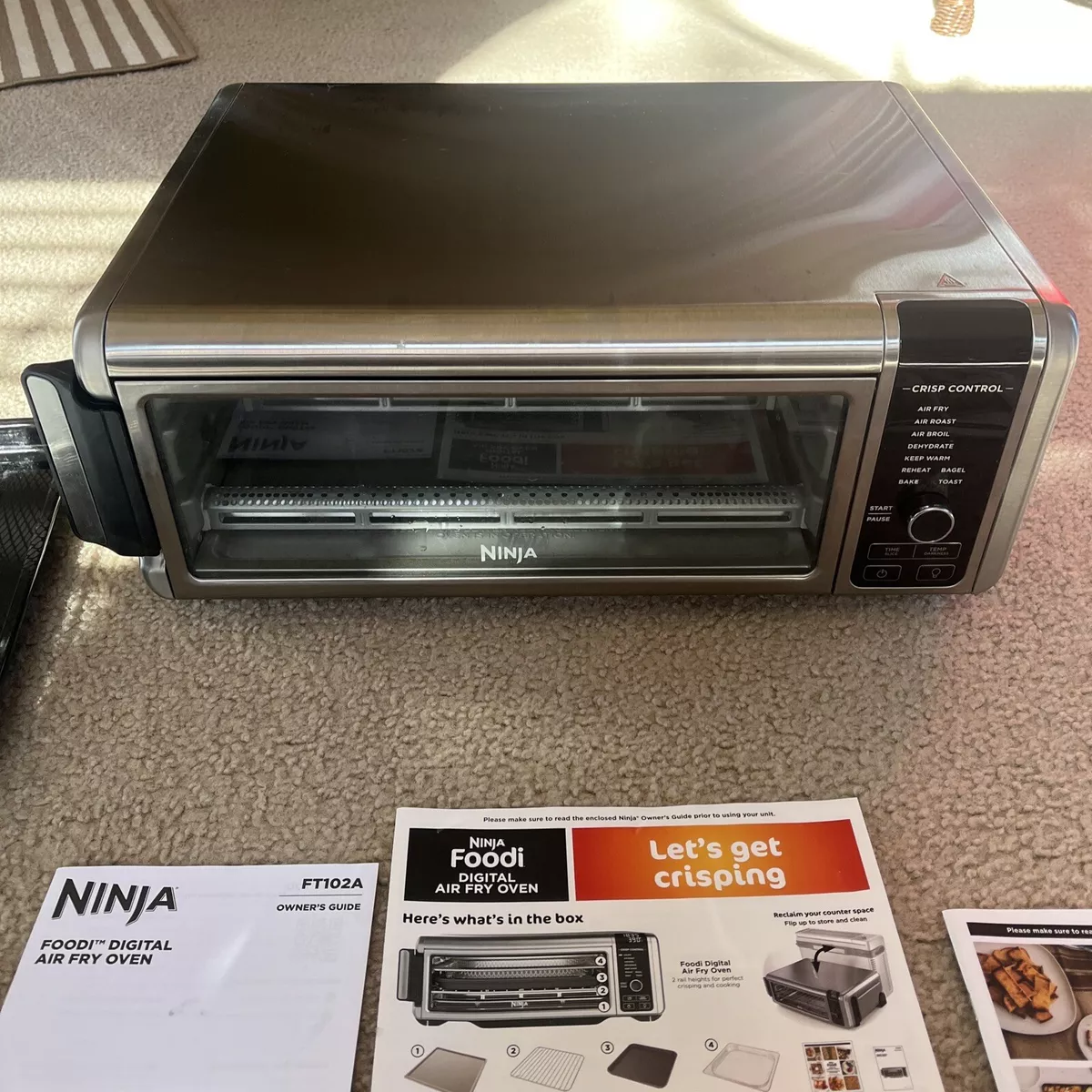 Ninja Foodi 9-in-1 Digital Air Fry with Convection Oven Toaster FT102A