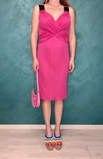 NWT 1820$ D&G Dolce&Gabbana Pink Dress IT-46 Made In Italy With DG Shopping Bag.