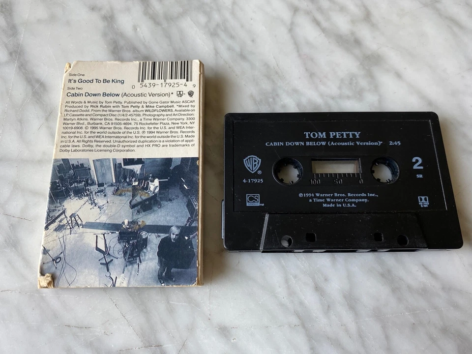 Tom Petty It's Good To Be King CASSETTE Tape Single 1995 Warner 9 17925-4 RARE! Foto 2 de 3