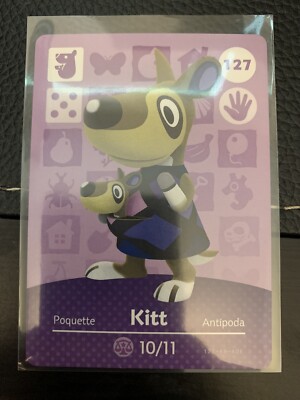 Carte Amiibo Animal Crossing 429 Punk / Cyd [EUR] Série 5 Near Mint