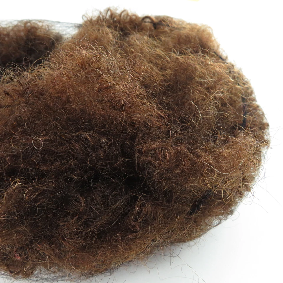 Cabello humano 100 % apretado afro rizado 8A a granel para reparar rastas o trenzas torcidas Foto 2 de 4