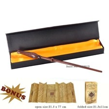 Varita Luna Lovegood + Mapa Del Merodeador Harry Potter