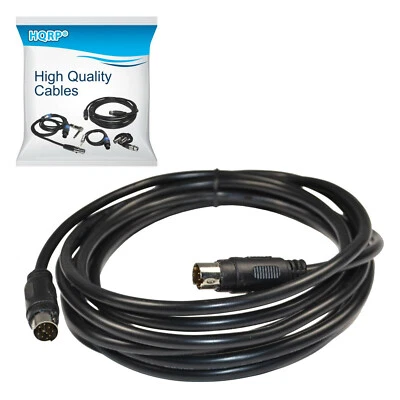 HQRP 9-pin Male to 9-pin Male Audio Input Cable compatible with Bose Lifestyle Series