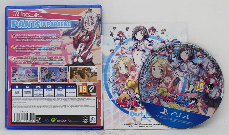 GAL GUN 2 PLAYSTATION 4 PS4 PLAY STATION 4 PAL ESPAÑA GALGUN, foto 2 de 2