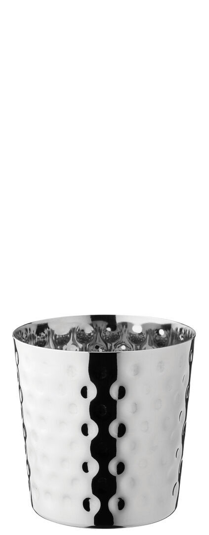 Stainless Steel Hammered Cup For Serving 3.5"" (9Cm) 13.75Oz (39Cl) Pack Of 12