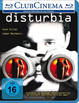 DISTURBIA   BLU-RAY NEU  SHIA LABEOUF/SARAH ROEMER/CARRIE-ANNE MOSS/+