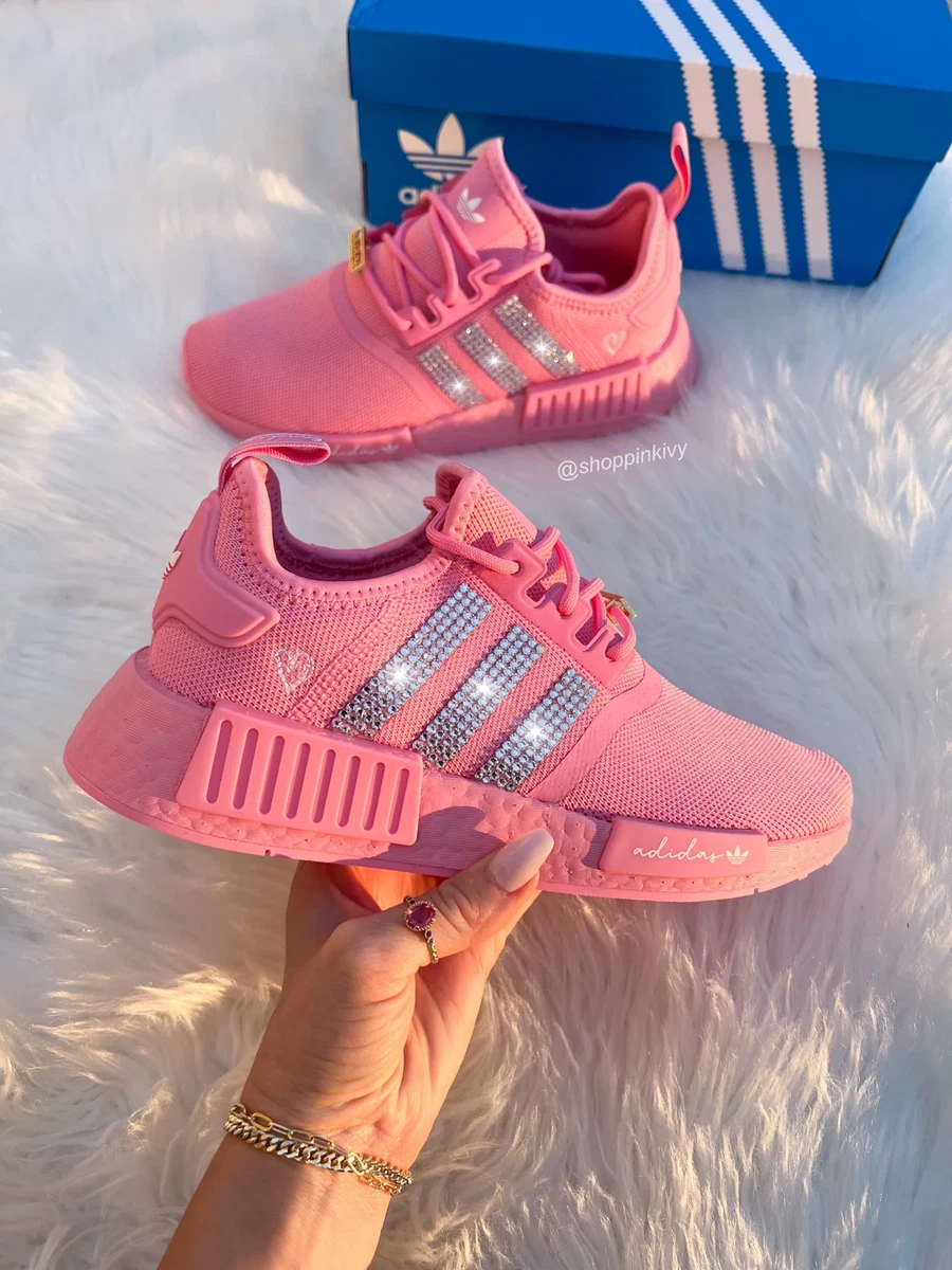 Bling Adidas NMD Pink Custom Sneaker