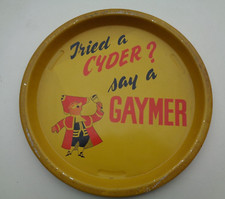 Vintage Beer Tray, Tried a CYDER? Say a GAYMER Gamers Cider originally Somerset