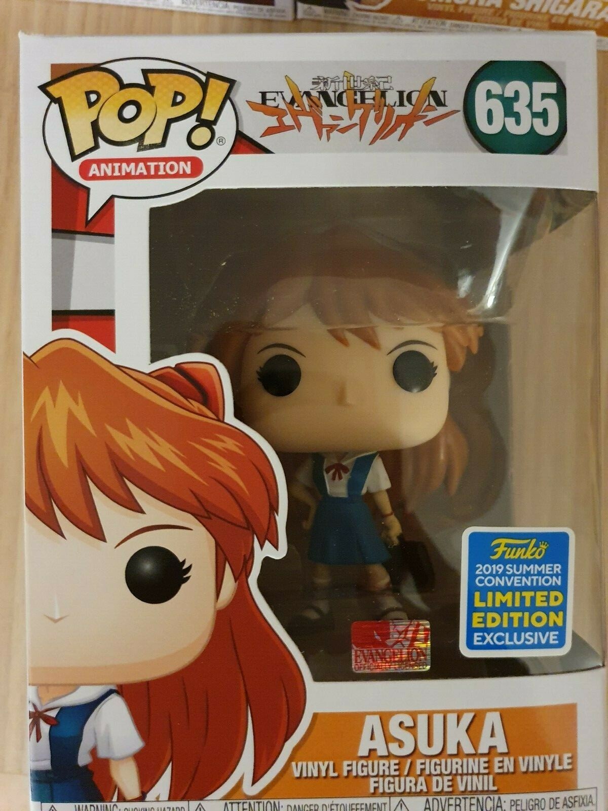 Evangelion Pop! Games Vinyl Figura Asuka 9 Cm Funko