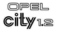 Opel City 1.2 Sticker Kadett Sticker Foil Lettering Many Colors O23 Opel City 1.2 Sticker Kadett Sticker Foil Lettering Many Colors O23