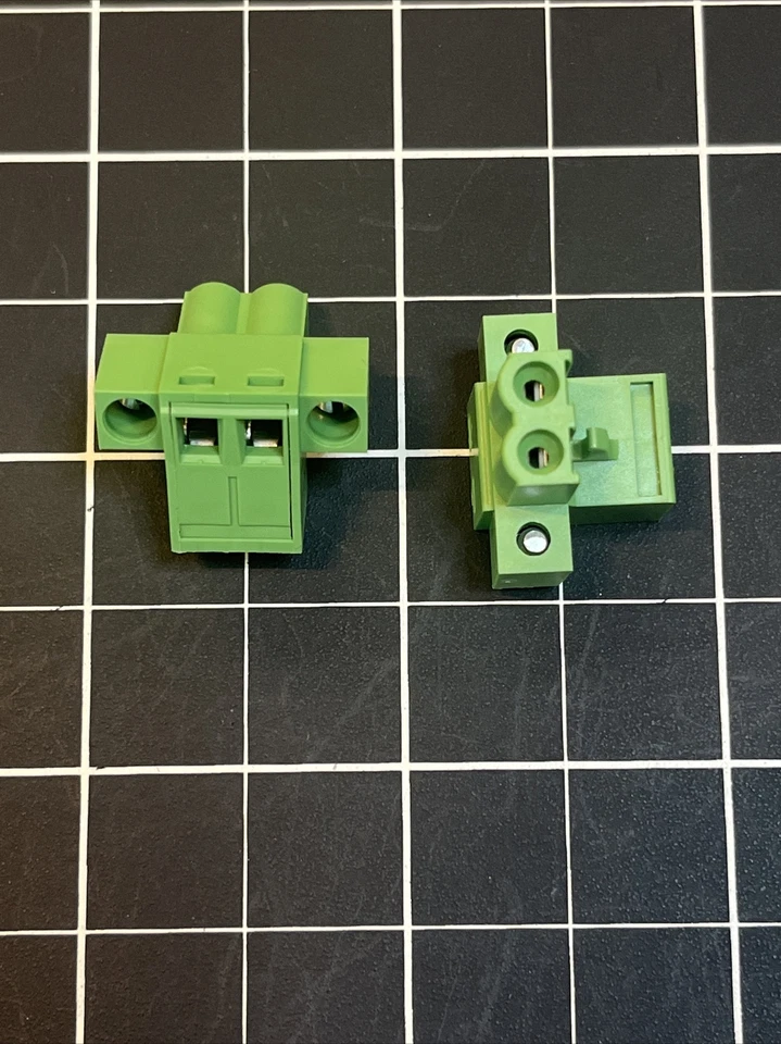 2 CADA UNO - 2ESDVM-02P - Dinkle - BLOQUE DE TERMINALES 2 POSICIONES 5,08 MM TAPÓN DE ROSCA Foto 2 de 3