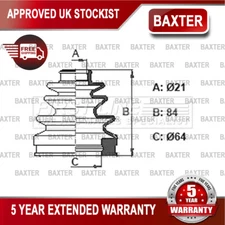 Fits Nissan Skyline 2.5 2.6 Baxter Front Inner CV Joint Boot Set 3974105U85