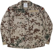 German Bundeswehr Tropentarn Jacket Camo Military Fleck Shirt Army Desert