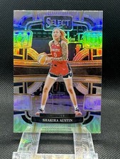 Shakira Austin 2023-24 Panini Select WNBA SILVER  PRIZM CONCOURSE #17 MYSTICS