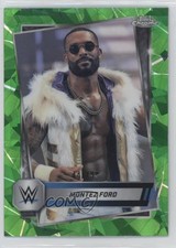 2025 Topps Chrome WWE Sapphire Green 44/75 Montez Ford #185 5i3