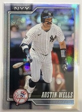 2026 Topps Baseball Rainbow Foil #220 Austin Wells, New York Yankees