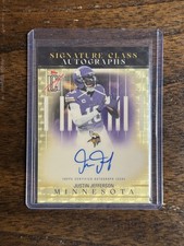 Marketplace image: 2025 Topps Signature Class Autographs Justin Jefferson 1/1 SCL-JJ Superfractor