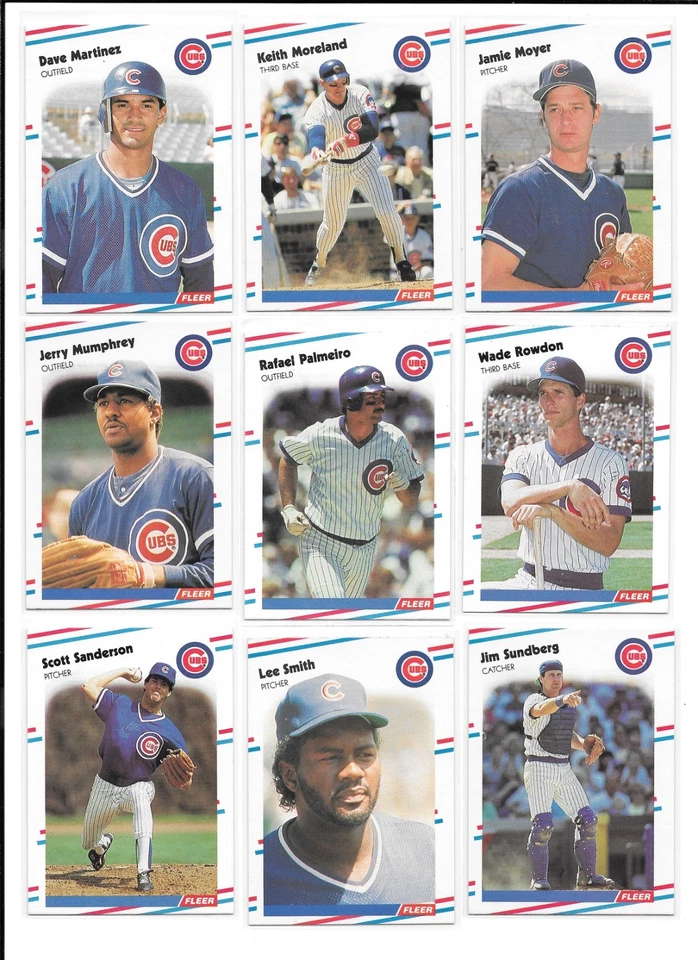 1988 Fleer Baseball Trading Cards / You Choose #s 401 - 550 / mb52 - Image 3 of 4