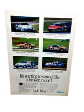 1989 Eagle Talon First Place Racing Ad – Paul Rossi Archer Brothers Team