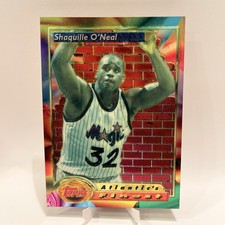 Topps 1993-94 Finest Shaquille O'Neal Orlando Magic NBA #99 Basketball Card MINT
