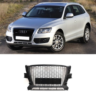 GRAVEE Honeycomb Front Bumper Grille Gloss Black For Audi Q5 2009-2012