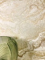 Newroom Vliestapete Gold Marmoroptik Glamour 3D Relief Wohnzimmer Schlafzimmer
