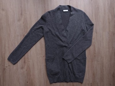 BRUNELLO CUCINELLO Cashmere Strickjacke Gr. S dunkelgrau 100% Kaschmir