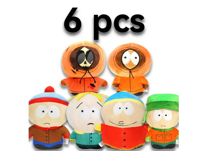 6 Stück South Park Plüschtier Kyle Kenny Stan Eric 15 cm