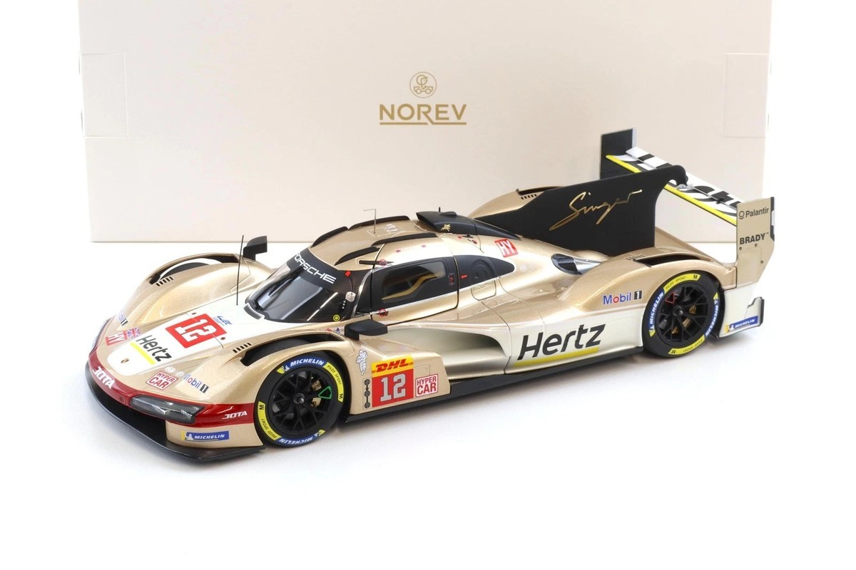Norev 187160 1/18 Scale Porsche 963 Hertz Team Jota #12 Winner WEC