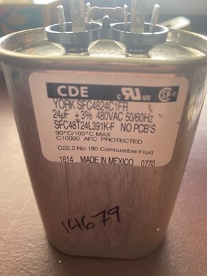 Generac Magnum MTT20 Capacitor 14679 (New Old Stock)